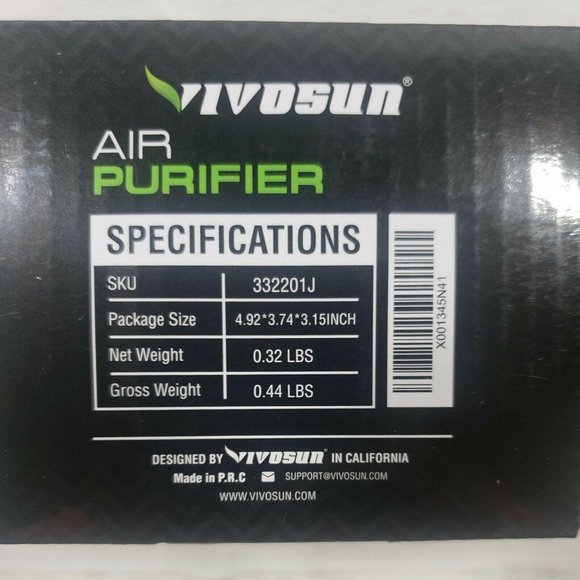 VIVOSUN 2-Pack Plug-in Mini Ionic Air Purifier - Picture 4 of 5